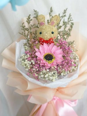 Product-9 兔兔單支太陽花(粉紅版)