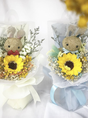 兔兔太陽花 兔兔單支太陽花